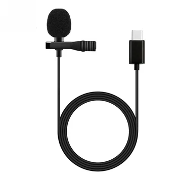 Mini Mikrofonas Mic USB C Tipo C Mic Kondensatoriaus Garso Įrašymo Už 