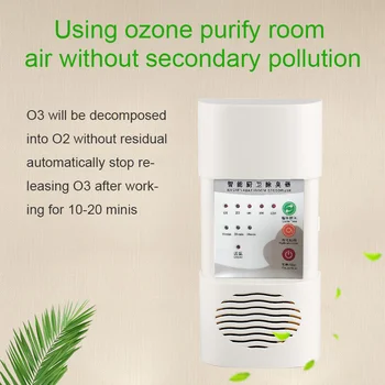 Mini Namų Dezodoryzujący Vidaus oro ozono generatorius, oro valytuvas o3 valytuvas