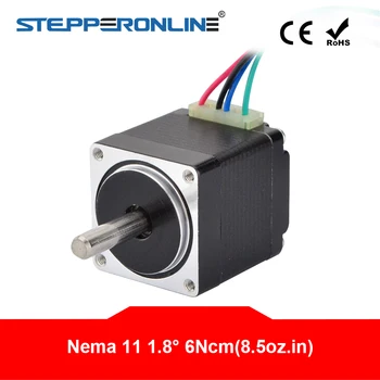 Mini Nema 11 Stepper Motorinių 4-švino 0.67 A 7Ncm/9.91 oz-in 28x28x31mm, 