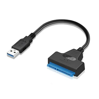 Mini USB 3.0 prie SATA 22 Pin Adapteris, Laidas 2,5 colių HDD SSD Kietasis Diskas SSD Adapteris Jungties Aukštos Kokybės Kaina