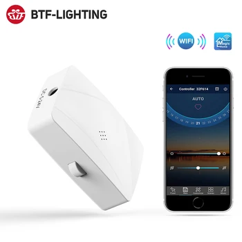 Mini Wifi WS2811 WS2812B WS2815 RGB LED Juostelės Šviesos Kontrolierius, 2 Išėjimo Alexa 