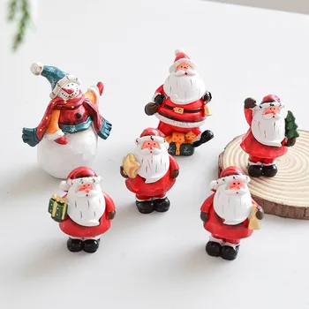 Miniatiūriniai Kalėdų Santa Sniego Fėja Sodo Figūrėlės Kalėdinė Dekoracija Namų Puošybos Aksesuarų Kalėdų Dovana Vaikams