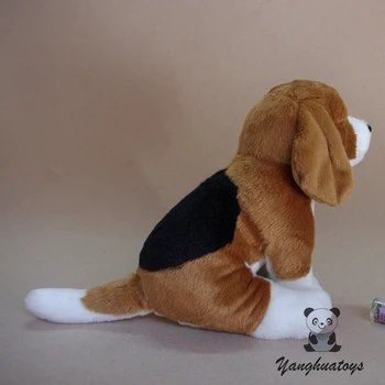 Minkštas Pliušas Gyvūnams, žaislai realų gyvenimą Biglis šuo Lėlės vaikų Žaislas atostogų Dovanos