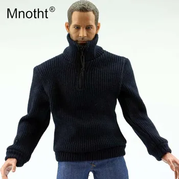 Mnotht 1/6 Masto Kareivis Megztinis Modelis Deep Blue Ilgas Rankovėmis Megztinis Drabužiai 12in Veiksmų Skaičius, Modelis Žaislų Kolekcija m3