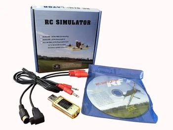 Modernizuotos 22 1 Simuliatorius 22in1 RC USB Flight Simulator Kabelių instaliavimo Realflight G7 Phoenix 5.0 AEROFLY TRS Serija