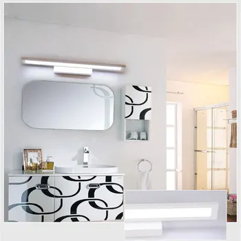 Modernus minimalistinis LED sienos lempos vonios veidrodis priekinės sienelės sconce 5W 8W 11W veidrodinė spintelė šviesos AC85-265V