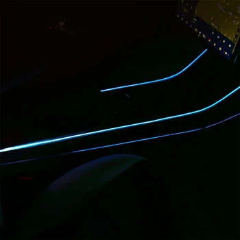 Modifikacija Automobilio Salono Atmosferą Septynių Spalvų LED Šviesos Modifikacijos Valdymas Reikmenys Tesla modelis 3