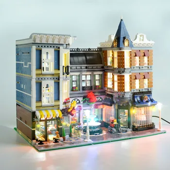 MODIKER Mažų Dalelių Žaislas LED Pastato Blokas, USB Šviesos Priedų Rinkinys, skirtas Asamblėjos Aikštėje 10255 LED Įtraukti Tik