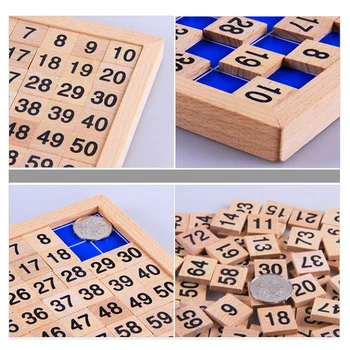 Montessori Ugdymo Mediniai Žaislai 1-100 Skaitmenų Pažinimo Matematikos Žaislas Mokymo Logaritmas Versija Vaikas Ankstyvo Mokymosi Dovana
