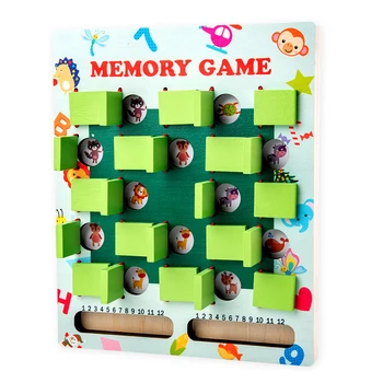 Montessori Ugdymo Mediniai Žaislai, Atminties Lavinimo Žaidimą Vaikams Švietimo Stalo Žaidimas Intelektinės Plėtros Žaislai Vaikams