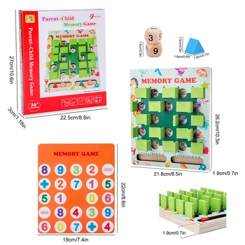 Montessori Ugdymo Mediniai Žaislai, Atminties Lavinimo Žaidimą Vaikams Švietimo Stalo Žaidimas Intelektinės Plėtros Žaislai Vaikams
