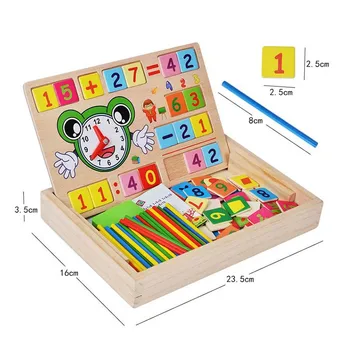 Montessori Ugdymo Mediniai Žaislai Vaikams, Žaislai 99 Daugybos Lentelė Matematikos Aritmetikos Mokymo priemones Vaikams