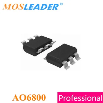 Mosleader AO6800 SOT23-6 500PCS 3000PCS TSOP6 Dual N-Kanalo 30 V 3.4 Pagaminti Kinijoje Aukštos kokybės Mosfet