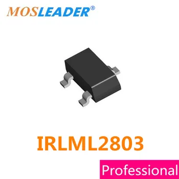 Mosleader IRLML2803 SOT23 3000PCS N-Kanalo 20V 30 V 1.2 IRLML2803PBF IRLML2803TR IRLML2803TRPBF IRLML2803TRPBF-1 Kinijos prekes