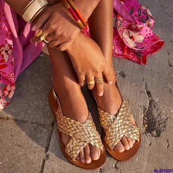 Moteris sandalai vasarą atidaryti tne romos butai batų sagtis dirželis kryžiaus strappy gladiatorių paplūdimio sandalai didelių gabaritų sandalias mujer