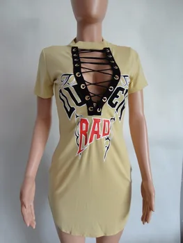 Moteris Seksuali Giliai V Kaklo Tuščiaviduriai Iš Atsitiktinis Nėrinių Marškinėliai Ponios Suknelė Trumpomis Rankovėmis, Seksualus Tvarstis Bodycon Mini Suknelės Clubwear