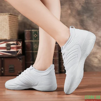 Moteriški sportiniai bateliai mikropluošto odos profesionalūs aerobikos batai, šokių bateliai moteriški sportiniai batai moterų avalynė