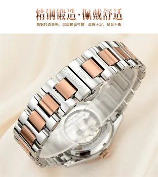 Moterų Laikrodžiai kalnų krištolas Mados Moterų Riešo Žiūrėti Prabanga Mechaninė Automatinė Ponios Žiūrėti Moterų Apyrankės Reloj Mujer Laikrodis