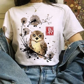 Moterų marškinėliai Animacinių filmų Totoro T-shirt Litų ir Chihiro atspausdintas T-shirt Studio Ghibli Marškinėlius Japonų anime grafika Harajuku