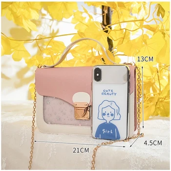 Moterų Mini Mažas Kvadratas Pack Pečių Maišą Mados Žvaigždės China Dizaineris Messenger Crossbody Maišelį Sankabos Piniginės Rankinės