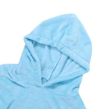 Moterų Pajama Komplektai Šiltas Dviejų Dalių Komplektas Žiemos Unisex Vienaragis Pliušinis Pižama Mėlyna Mielas Suaugusiųjų Gyvūnų Flanelė Vonia Sleepwear Rinkiniai