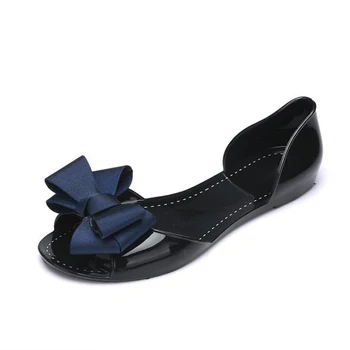 Moterų sandalai naujas vasaros želė batai moterims atsitiktinis butas mados drugelis-mazgas sandalai moterims dydis-35 - 40 Drop Laivyba