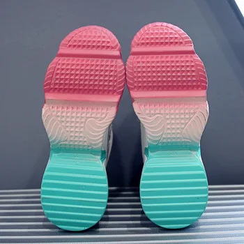 Moterų Stambusis Sportbačiai 2020 Metų Vasaros Senas Tėtis Batų Kvėpuojantis Akių Krepšelį Moterų Prekės ženklo Dizaineriai 9cm Aukščio auga Pleišto batai