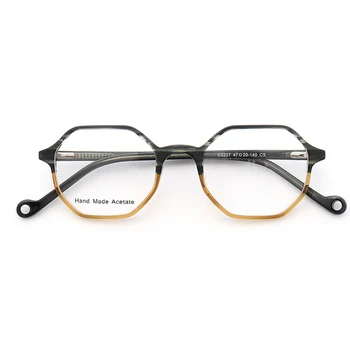 Moterų vintage akiniai rėmeliai vyrų turas Aukščiausios Kokybės Visiškai Ratlankio Acetatas fashiob klasikinis Akinių Rėmeliai lengvi akiniai