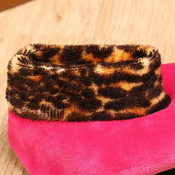 Moterų Žiemos Šiltas Leopard Lova Ne Slydimo Namų Patalpų neslidus Terminės Kojinės Aukštos kokybės Kojinės Calcetines