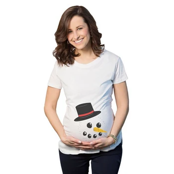 Motinystės T-shirt 2021 Nauja Motinystės Drabužių Krūtimi Drabužius Arbūzas Spausdinimo Nėščioms Drabužius Medvilnės Mados Nėščia