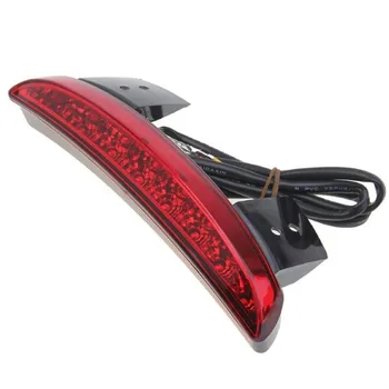 Motociklas Raudonas LED Stabdžio Uodegos Šviesos Harley Street Bob Sportster XL 1200 883 Geležies Softail Slim