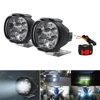 Motociklo 10W LED Žibintų E-dviračių, Motorolerių Vietoje, Žibintai, Automobilių Žibintai, Automobilių Rūko žibintai DRL Išorės Dieniniai Žibintai
