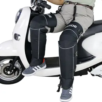 Motociklo Antblauzdžiai Apima Vėjo Kojos Padengti Šiltas Kelio Trinkelėmis Raštas Motociklo Kneepad Pusė Apatinės Žandų Dalys (Chaps Antblauzdžiai Apima Žiemai