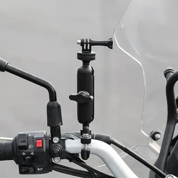 Motociklo, Dviračio Kameros Savininkas Rankenos Mirror Mount Bracket Go-Pro/Taip-ny Y51A