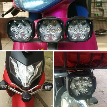 Motociklo LED Žibintų 6500K 10W Moto Žibintai Prožektorius 12V LED Už KTM 1050 1190 1290 Nuotykių 640 690 SMC/Duke/Enduro R