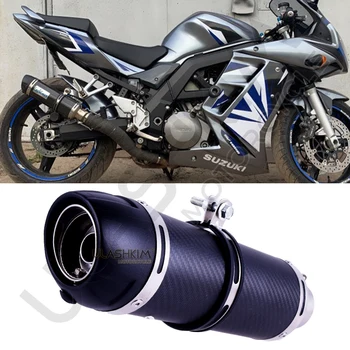 Motociklo modifikuoti išmetimo vamzdis išmetamųjų anglies pluošto FZ1 MT09 Z1000 SV650 išmetimo vamzdis