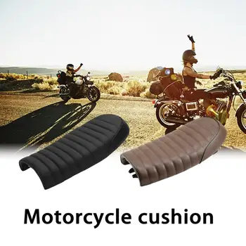 Motociklo Pagalvėlė Retro Sėdynės, Sėdynės Krepšys Motociklo Minkštas Modifikuoti Priedai PU Odos Pagalvėlės Butas Sėdynės