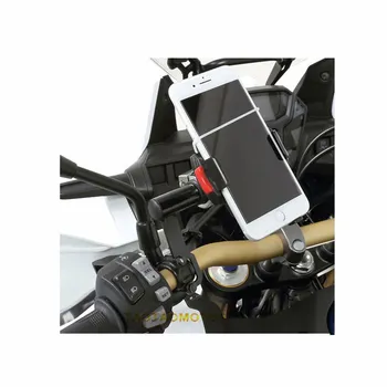 Motociklo priekinis Stovas Išmaniojo telefono Turėtojas HONDA CRF1000L AFRIKA TWIN BAF GPS Baras Mobiliojo Telefono laikiklis GPS, juoda, Universalus