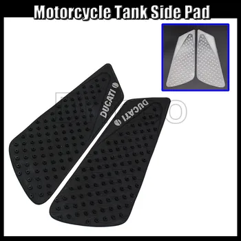 Motociklo Raštas Anti Slip Tank Pad Lipdukai Dujos Kelio Danga Traukos Pusėje Lipdukas Padengti Ducati 848 EVO 1098 1198 S