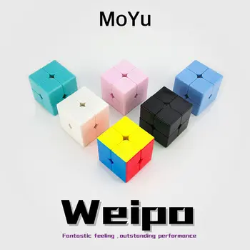 MoYu WeiPo 2x2 Kubo profesija greitis magic cube galvosūkiai, žaislai vaikams, neo kubo vaikų švietimo žaislai, dėlionės