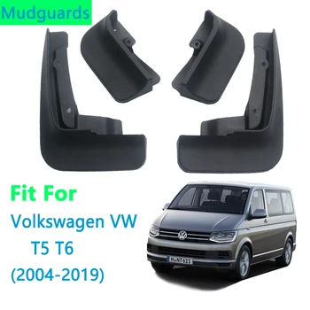 Mudflap Volkswagen VW Transporter T5, T6 Caravelle Multivan 2004~2019 Automobilio Sparnas sparnų Splash Atvartais Purvasargių