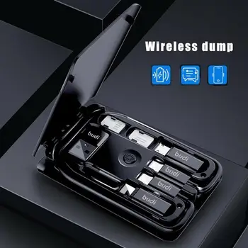 Multi-funkcija Universalus Smart Adapter Kortelių talpinimo Wireless Charging 