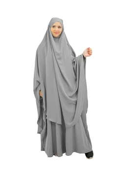 Musulmonų Moterys Suknelė, Hijab Malda Drabužių Rinkinys Ilgai Khimar Jilbab Abaja Pilnas Draudimas Ramadanas Suknelė Islamo Niqab Musulman Ansambliai
