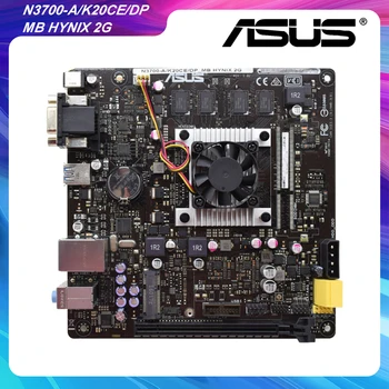 N3700-A/K20CE DP MB HYNIX 2G Už ASUS DDR3 AMD ITX Naudoti pagrindinėje Plokštėje integruotos N3700 quad-core CPU 2G atmintis, mini kompiuteris plokštė