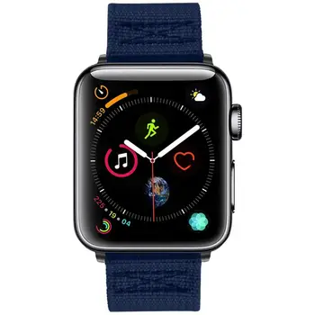Nailono Diržas Apple Watch Band 6/5/4/3/2/1 42mm 38mm Audinys-kaip Iwatch Riešo Juostos Nailono Watchband Diržų Priedai
