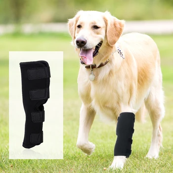Naminių gyvūnėlių kojų antkelius atkurti artritas anti-lyžis žaizdas pagalbiniai kojos įrankiai S/M/L/XL Kojos Įtvaras šunų reikmenys