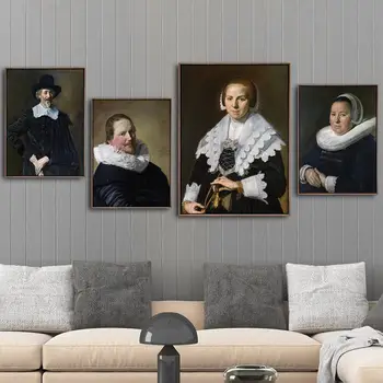Namo Apdaila Spausdinti Drobė Menas, Sienų Nuotraukas Kambarį Plakatas Paitings Adriaen Frans Hals Portretas