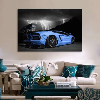 Namų Dekoras Drobė Nuotraukas Aventador LB Veiklos Superautomobilį Sienos Meno Tapybos Spaudinių Šiuolaikinės Modulinės Plakatas Kambarį be Rėmelio