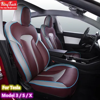 Nappa aukščiausios kokybės Odos Sėdynės Apima Tesla Model 3 X S Pusę Supa Automobilio Sėdynės Raštas Inerior Priedai