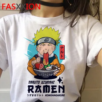 Naruto Akatsuki Itachi Japonų Anime Marškinėliai Animacinių filmų T-shirt Sasuke Grafinis Tees Grunge Vasaros Viršūnes Unisex Moteris